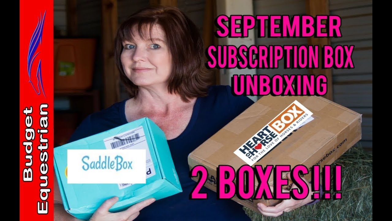 HUGE Unboxing of Heart To Horse AND Saddle Box Subscription Boxes - YouTube