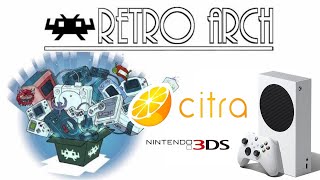 🕹️Vamos a jugar😎Retroarch emulador Citra 3DS - Xbox Series S