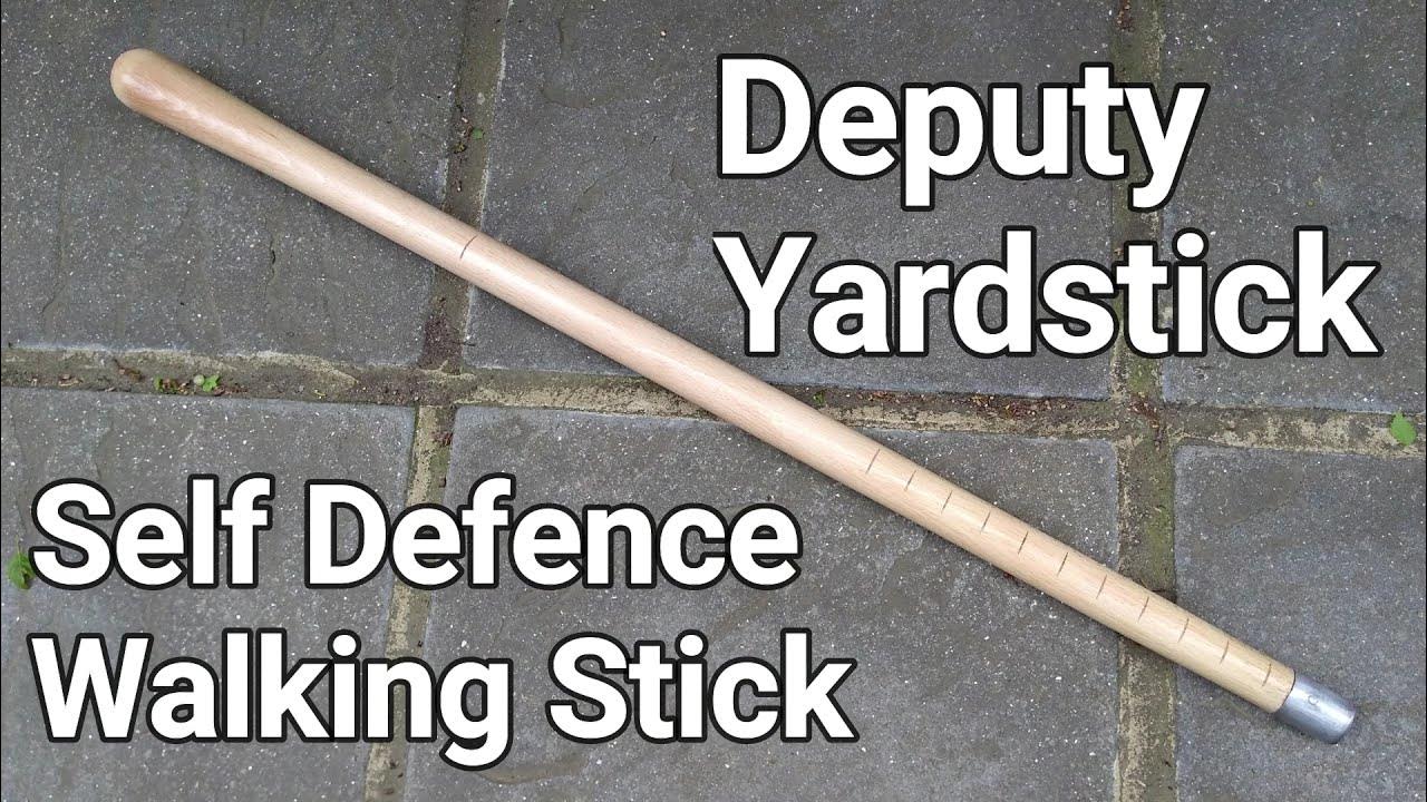 How to make a Deputy Yard Stick (Self Defence Walking Stick) YouTube