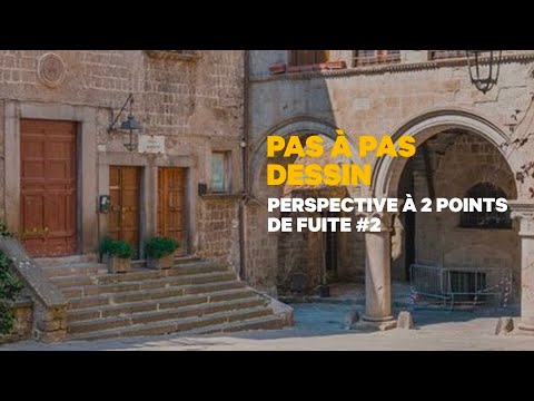 PAS À PAS DESSIN - La perspective à 2 points de fuite #2 - YouTube
