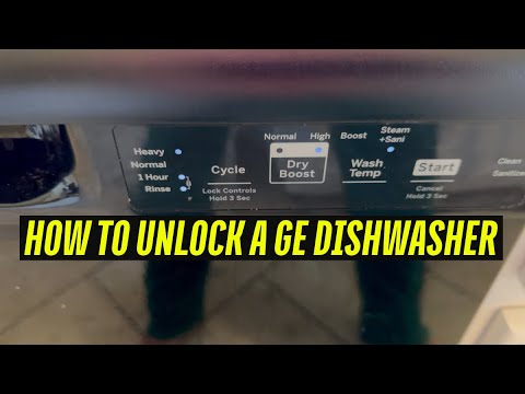 How to Unlock a GE Dishwasher - YouTube