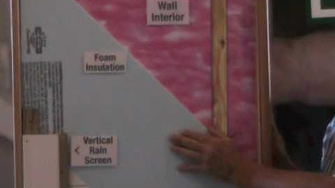 Exterior construction (rain screen) -  TogetherWeSave Energy Efficiency Display Panel