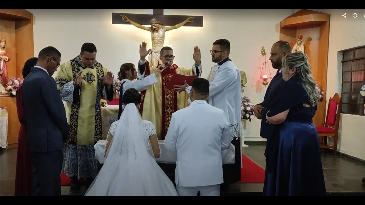 Casamento Luan & Anna - Santa Missa com Ritual do Matrimônio - YouTube