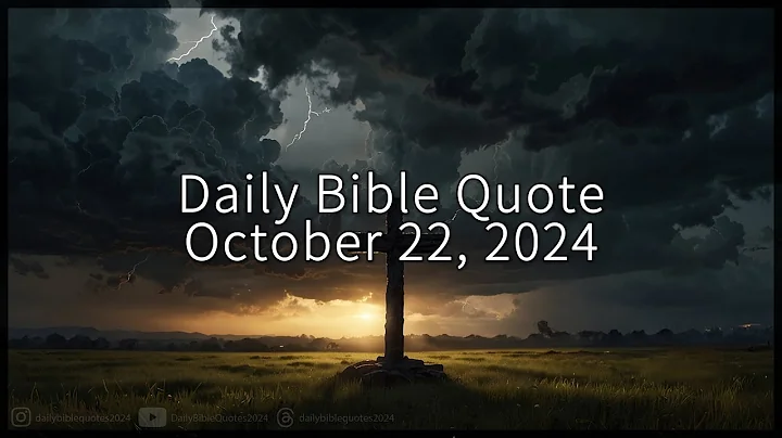 Matthew 10:22  | Daily Bible Quote October 22, 2024