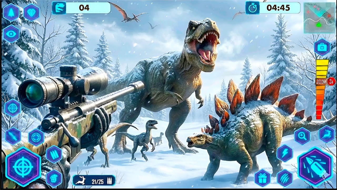 Wild Dino Hunter Shooting Game - Epic Dinosaur Hunting Shooter - Android GamePlay