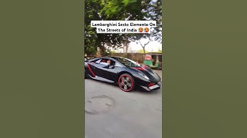 Lamborghini Sesto Elemento (Replica) on the streets of india #lamborghiniinindia #sestoelemento