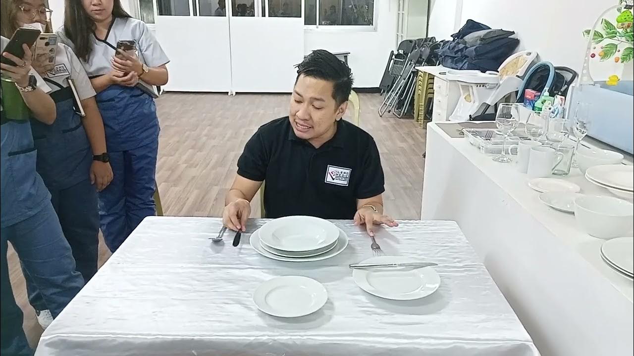 table setting. YouTube