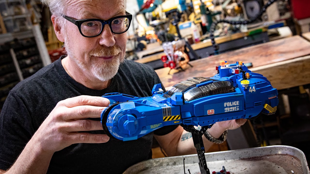 Adam Savage's One Day Builds: LEGO Blade Runner Spinner Model!