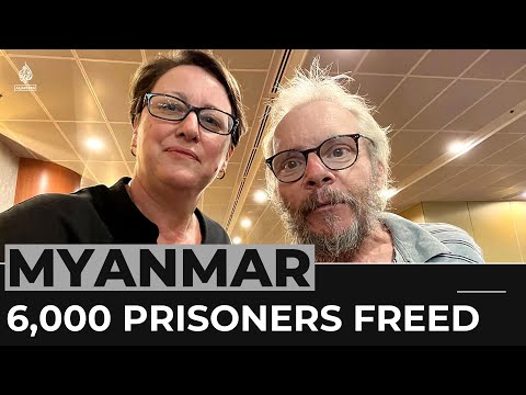 Freed foreigners return home after myanmar prisoner amnesty