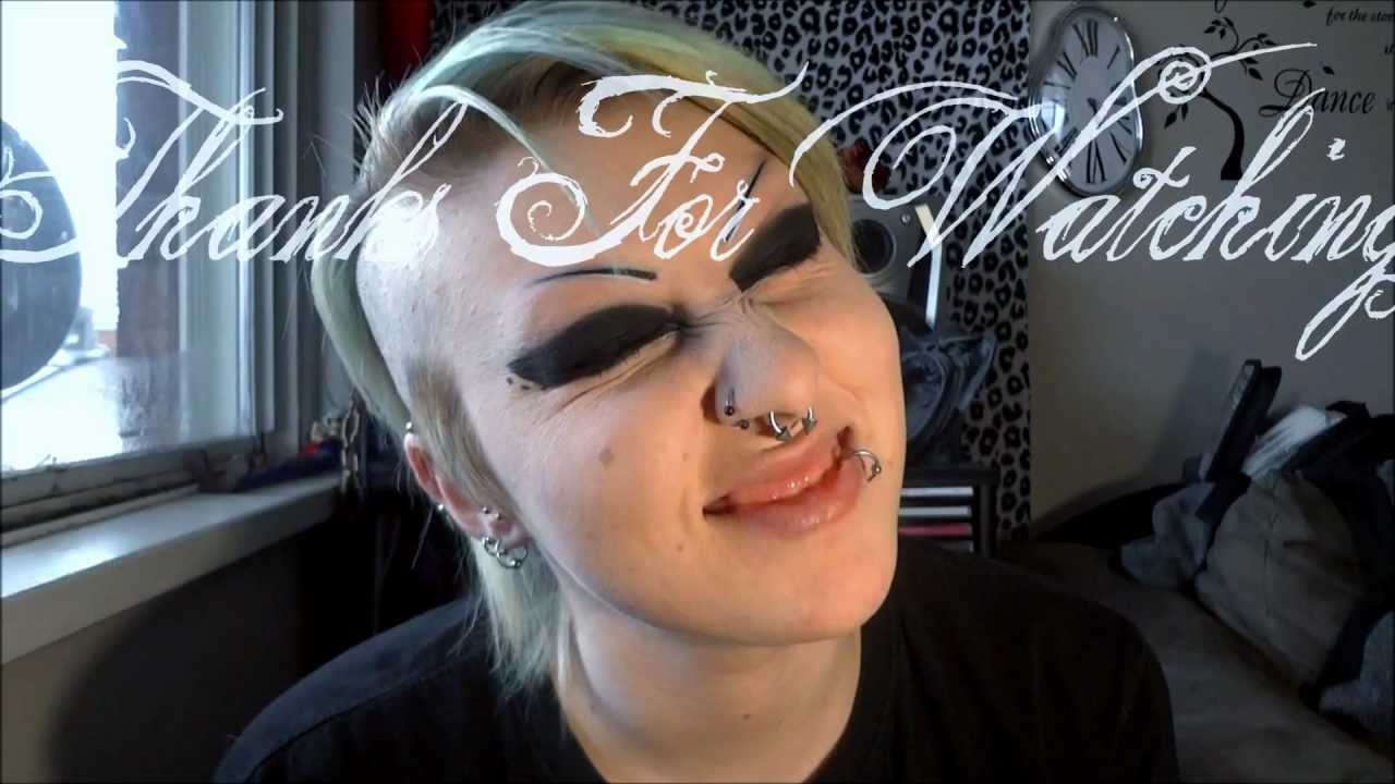 SIMPLE GOTHIC CAT EYE MAKEUP TUTORIAL YouTube