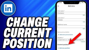 How To Change Current Position On Linkedin (2025) - Easy Fix