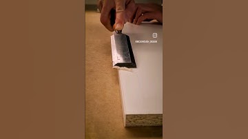 Wrong settings on the edge bander. Mistakes were made. #edge #band #mistakes