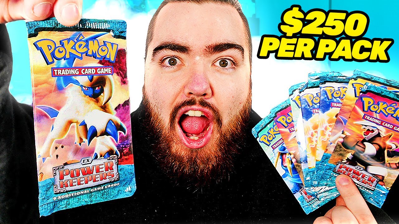 Opening RARE *$250* POKEMON PACKS! Hunting for Gold Stars (Power Keepers)