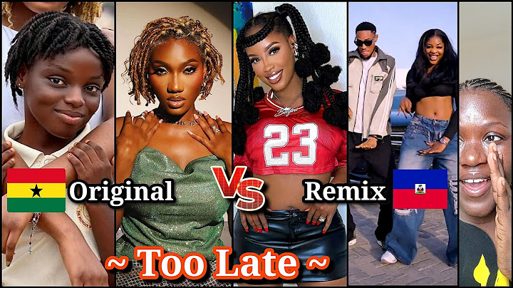 New Trending Tiktok Dance Challenge - TOO LATE Remix by Wendy Shay Ft Bedjine, Guchi & Phina