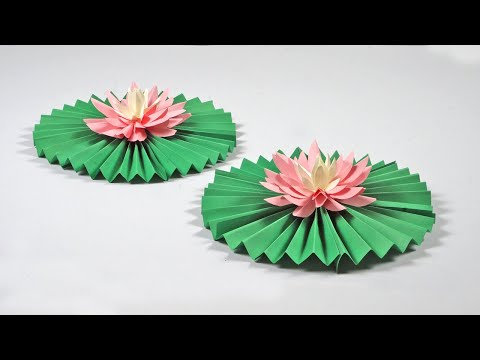 Comment faire Origami Diy Lotus Fleurs