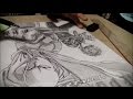 小学生によるワンパンマンのアニメ絵模写 (小5)