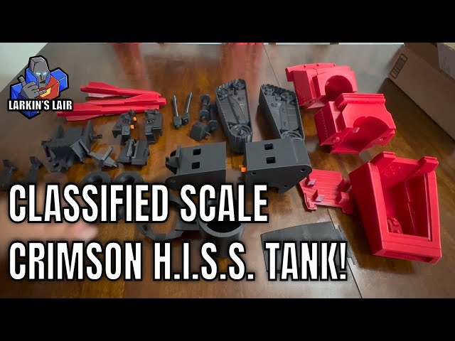 3D Printed G.I. Joe Classified Scale Crimson H.I.S.S. Tank, Larkin's