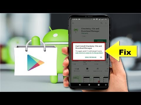 How to Fix Cant Install App, try again & if it still doesn’t work Error in Google Play Store Android