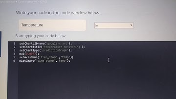 Temperature Prediction by Machine Learning using Bolt Cloud