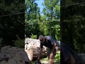 Bucking up some oak