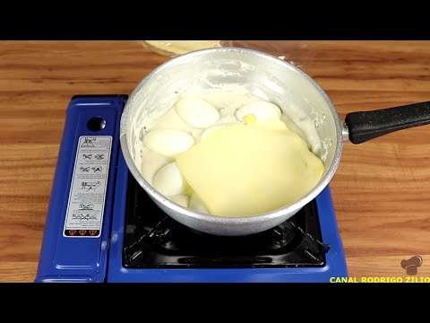 Vídeo: Como Fazer Ovos Com Molho Bechamel