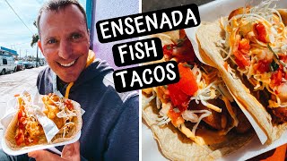 Delicious FISH TACOS in ENSENADA MEXICO!!  4 STREET FOOD Places you MUST try!!