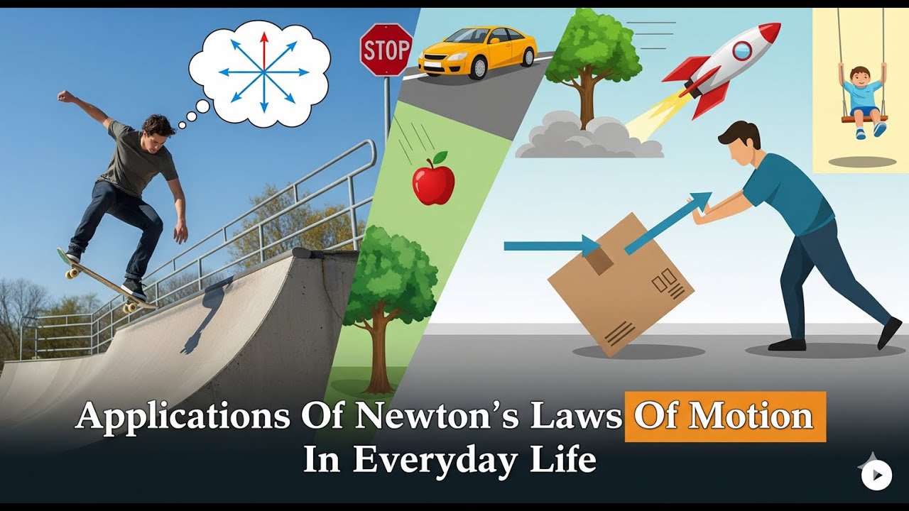 Applications Of Newtons Laws Of Motion In Everyday Life Explained In ...