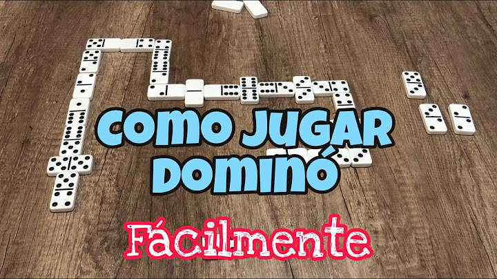 Dominó como jugar, reglas del dominó / how to play domino/ tutorial de domino / domino / fichas
