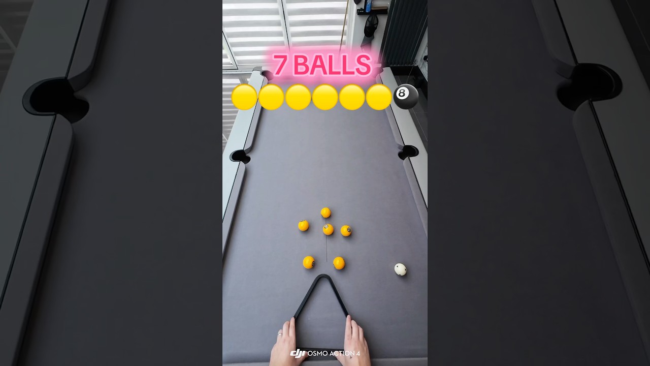 7 Balls, 1 Rolling Black, Flipping Triangles 🟡🎱⚠️