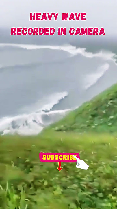 High TSUNAMI Wave on Camera Captured by Russian Man