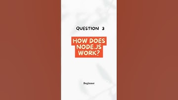 How Does Node.js Work? Node Interview Guide - Master MERN Stack Concepts #shorts #ytshorts
