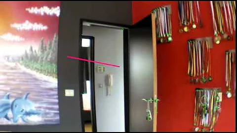 Optical flow using the Lucas-Kanade Method and the Harris corner detection algorithm