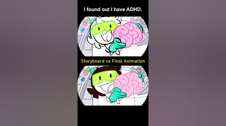 Storyboard vs Animation: I have ADHD (shot 9)