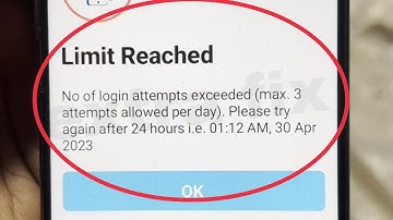 Paytm Limit Reached Fix No of login attempts exceeded allowed per day Problem Solve
