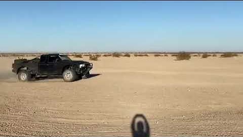 Testing the garage built prerunner ranger in Plaster city