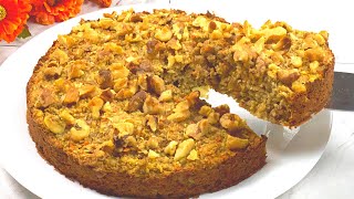 Best Oatmeal Cake with Apple and Carrot! Healthy Cake Recipe to loose weight❗