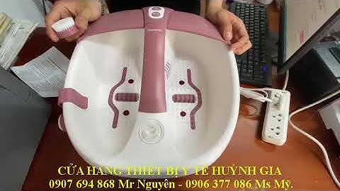 Đánh giá bồn ngâm chân massage hồng ngoại beurer fb35 năm 2024