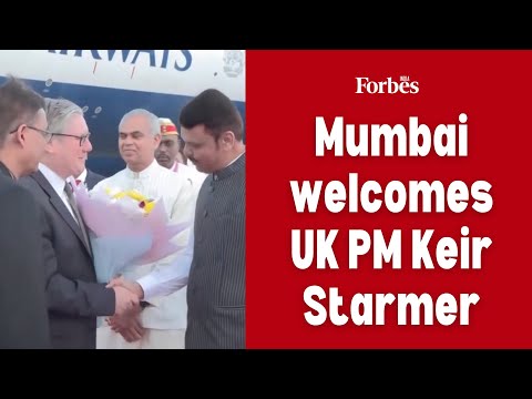 Mumbai welcomes UK PM Keir Starmer - video from Forbes India