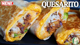 Protein rich Quesarito recipe  Make TACO Bell style Quesarito at Home || Vegetarian Quesarito ||