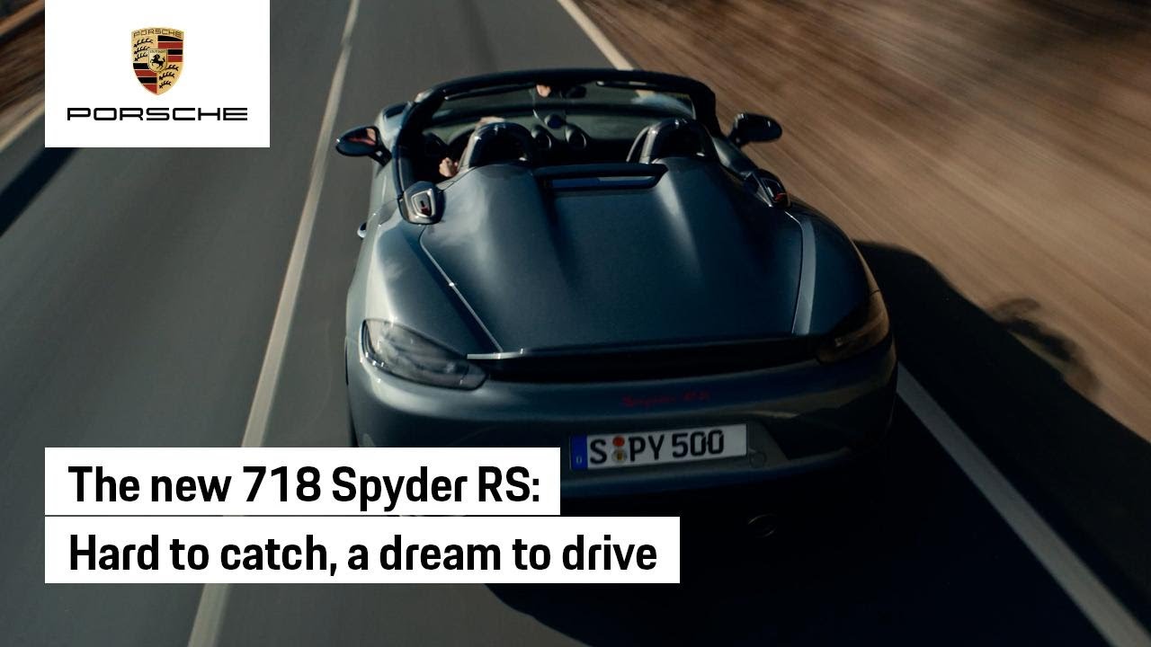 ⁣The new Porsche 718 Spyder RS: A rebel unleashed