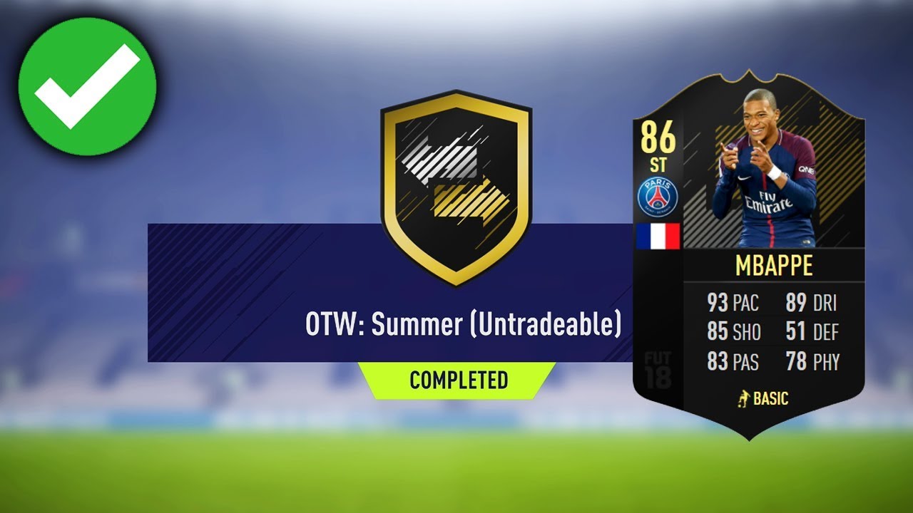 OTW: SUMMER (UNTRADEABLE) SBC *CHEAP* (FIFA 18 OTW SUMMER SQUAD BUILDER CHALLENGE)