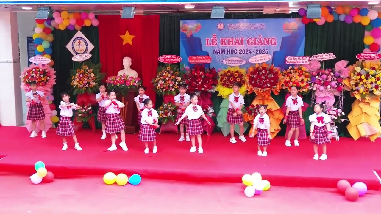 Lễ khai giảng năm học 2024 - 2025 tại trường Tiểu học Phước Hải 3