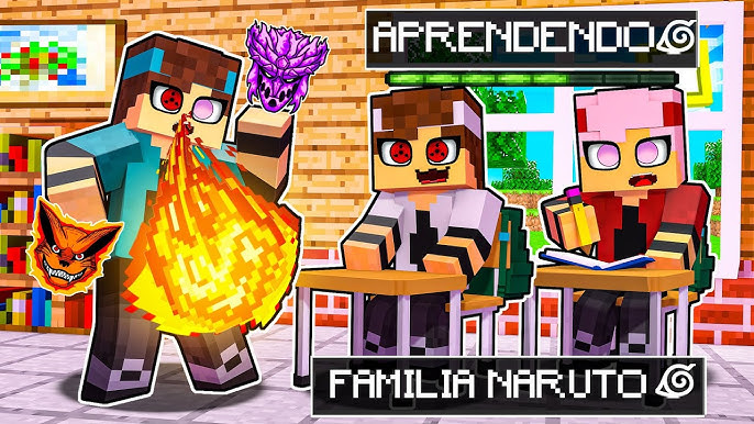 MEU PRIMEIRO FILHO na FAMÍLIA NARUTO no Minecraft! 