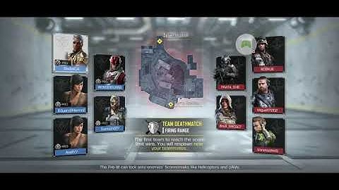 COD MOBILE TEAM DEATHMATCH FIRING RANGE GAMEPLAY