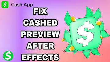 How To Fix And Solve Cash App Cashed Preview After Effects | Final Solution