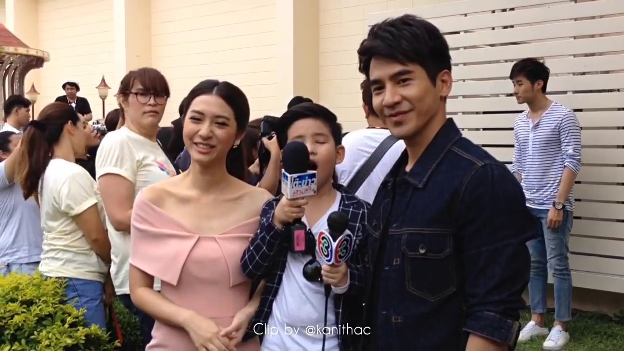 20170502 โป๊ป - มิว - น้องรถบัส บวงสรวงละคร พ่อยุ่งลุงไม่ว่าง (คลิป4) ช่วงสัมภาษณ์-Clip by @kanithac