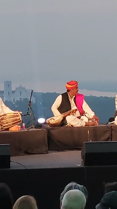 Manganiyar magic at the Monte music festival, Goa ( feb 2) #goa #manganiyar #shorts