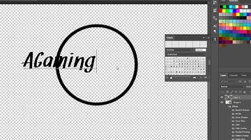 How to make a EASY Logo in PHOTOSHOP CC [2017]