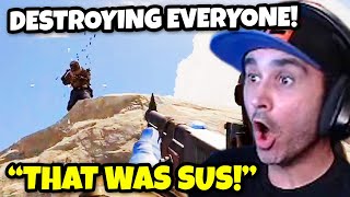 Summit1g SNOWBALLS On 1st & 2nd Day BACK ON RUST & Destroys EVERYONE + Hilarious ELEVATOR FAIL!