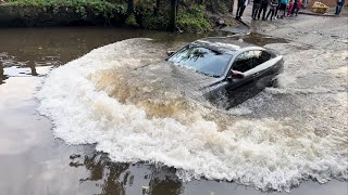 Rufford Ford FLOOD | part 125 with Nissan Navara Ripping Off Front Bumper!!!